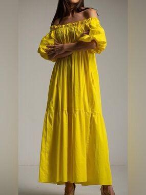 Off-Shoulder Maxi Dress